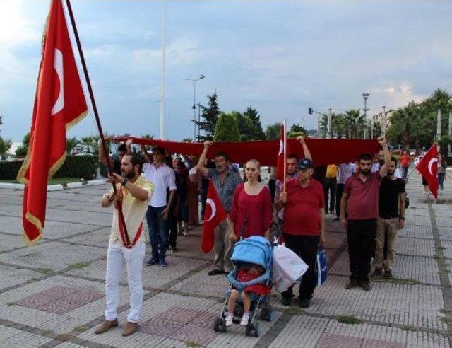 Zonguldak'ta Teröre Tepki Yürüyüşü