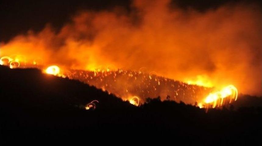 Seferihisar&rsquo;da 20 Dekarlık Ormanlık Alan Yandı
