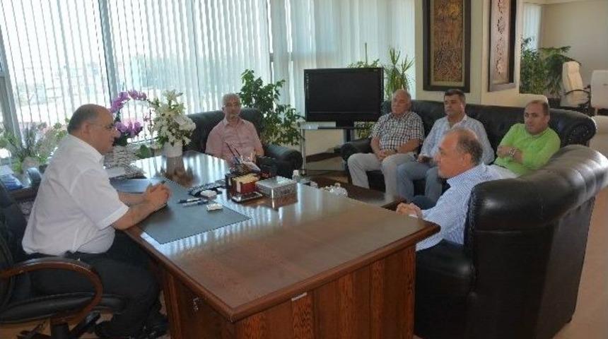 Aesob&rsquo;dan Kepez Kaymakamı &Ouml;zgedek&rsquo;e Ziyaret