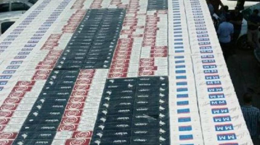 Şanlıurfa&rsquo;Da 210 Bin Paket Ka&ccedil;ak Sigara Ele Ge&ccedil;ti