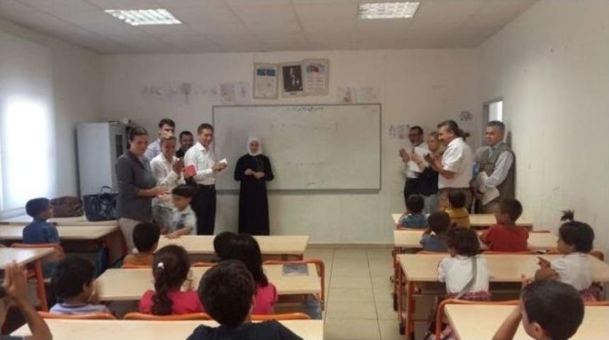 Unicef&rsquo;den Umut Ge&ccedil;ici Eğitim Merkezi&rsquo;ne Ziyaret