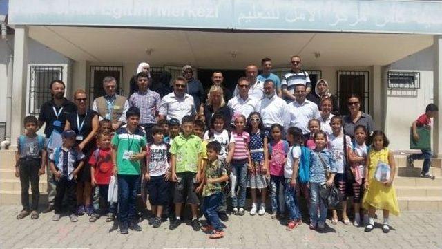 Unicef’den Umut Geçici Eğitim Merkezi’ne Ziyaret