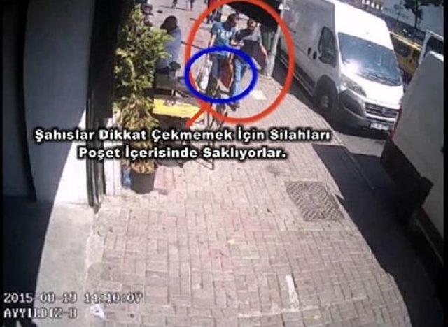 Dolmabahçe'de Polise Saldırı Güvenlik Kamerasında