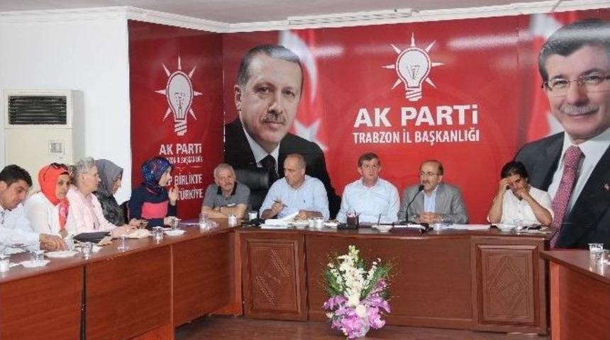 Ak Parti Trabzon İl Y&ouml;netim Kurulu Toplantısı Yapıldı