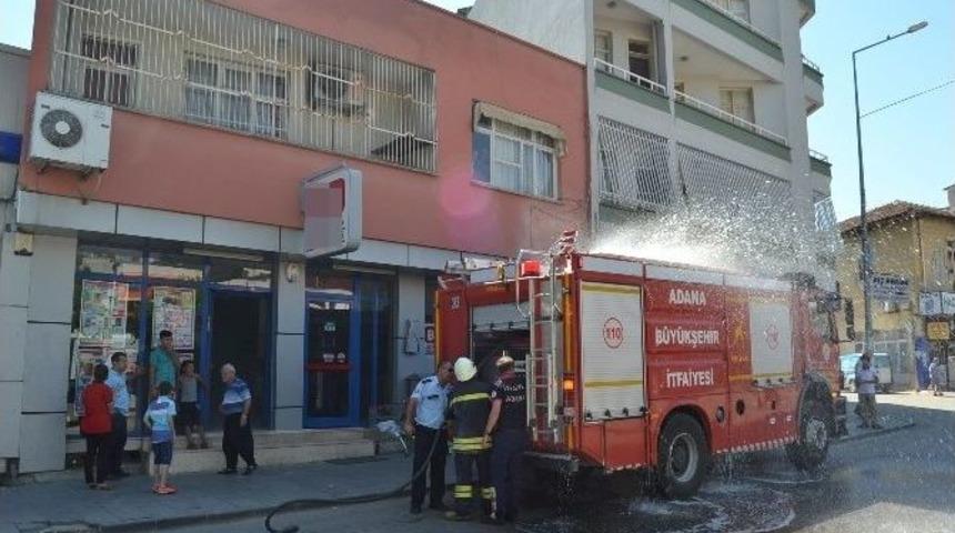 Markette Çıkan Yangın Korkuttu