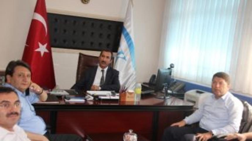 Milletvekili Tun&ccedil;&rsquo;tan Sgk İl M&uuml;d&uuml;r&uuml; &Uuml;nl&uuml;&rsquo;ye Ziyaret