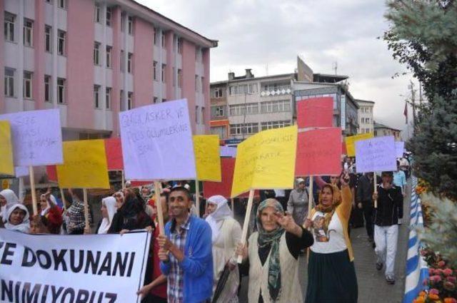 Hakkari'de 'irademe Dokunma' Yürüyüşü