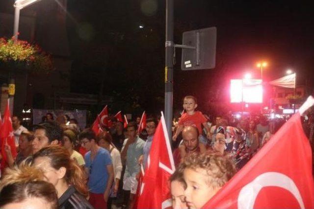 Şile'de Terör Protestosu