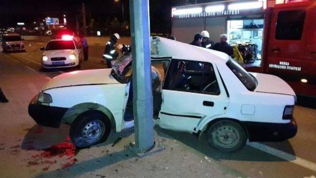 Bursa da Kaza: 2 Yaralı 1