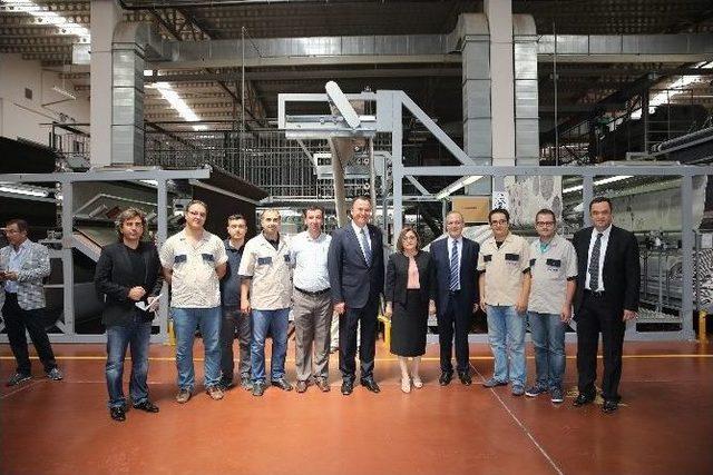 Başkan Şahin, Kaşmir Halı Tesislerini Gezdi 1