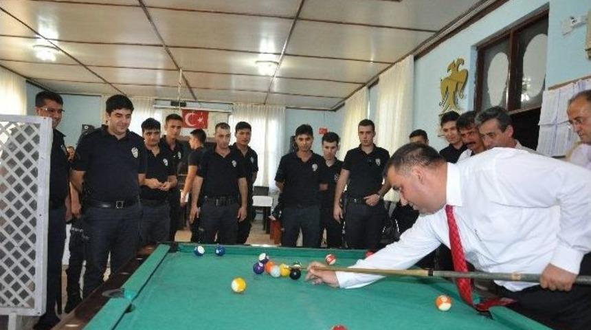 Kaymakam Atmaca İle Başkan Can, &Ccedil;evik Kuvvet Amirliği&rsquo;ni Ziyaret Etti