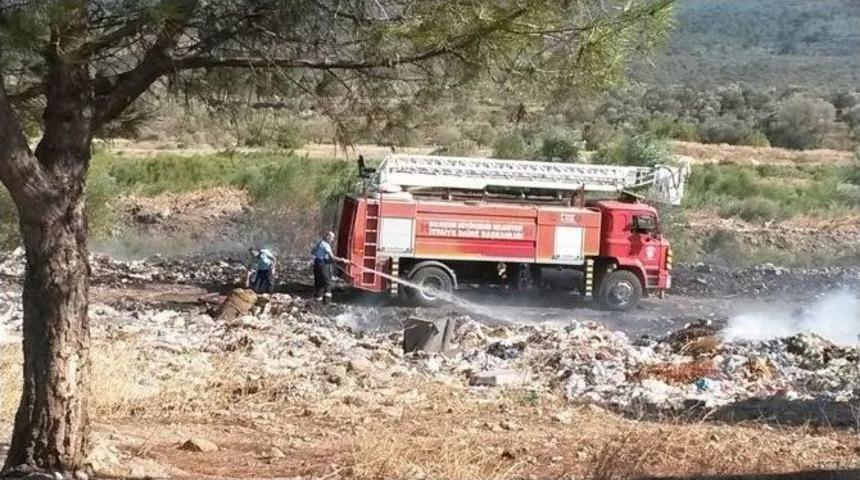 Havran&rsquo;da &Ccedil;&ouml;pl&uuml;k Yangını