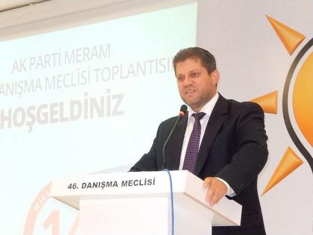 Ak Parti Meram İlçe 46. Danışma Meclisi Toplantısı Gerçekleştirildi