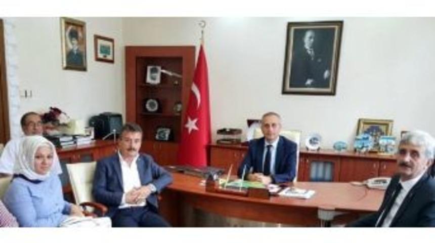 Başkan &Ccedil;elik&rsquo;ten Kaymakam K&ouml;se&rsquo;ye Hayırlı Olsun Ziyareti