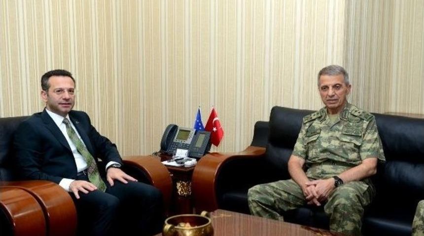 Jandarma Genel Komutanı Mendi&rsquo;den Vali Aksoy&rsquo;a Ziyaret
