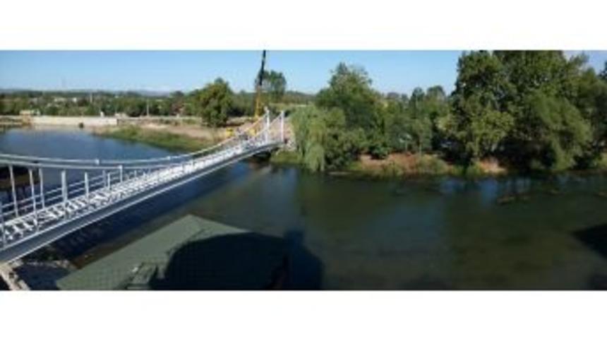 Ada Park 2. Etap Yaya K&ouml;pr&uuml;s&uuml; Şekilleniyor