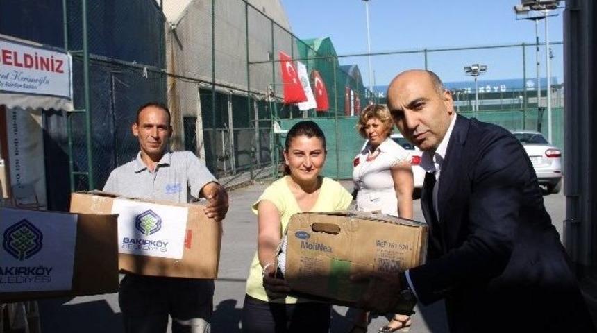 Bakırk&ouml;y Belediyesi&rsquo;nden Hopa&rsquo;ya Yardım
