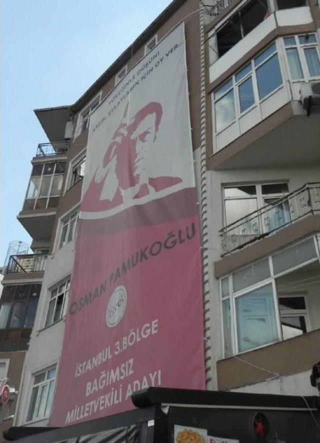 Yine Aday Olursa Osman Pamukoğlu’Nun Pankartı Hazır