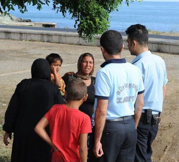 Trabzon’da Suriyeli Dilencilere Operasyon G4