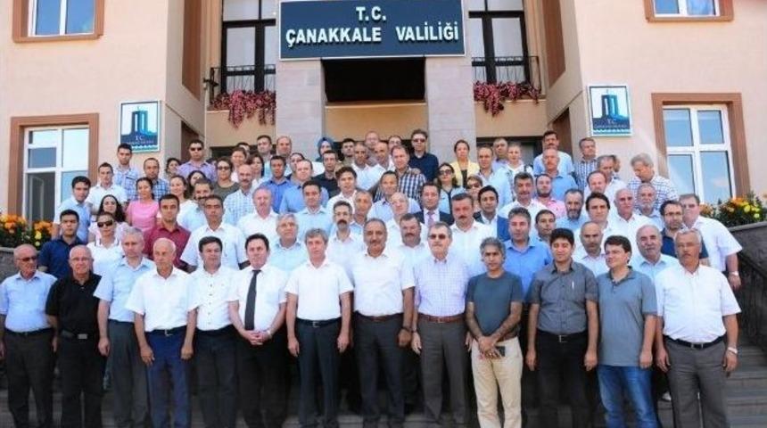 Vali &Ccedil;ınar &Ccedil;anakkale&rsquo;ye Veda Etti