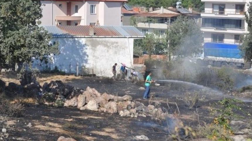 Ayvacık&rsquo;ta Korkutan Yangın