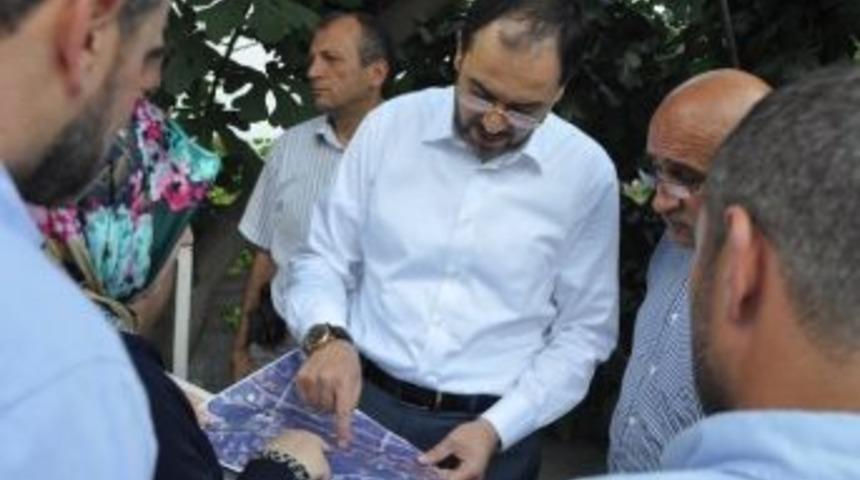 Başiskele Belediye Başkanı Ayaz Vezir&ccedil;iftliğinde &Ccedil;alışmaları İnceledi