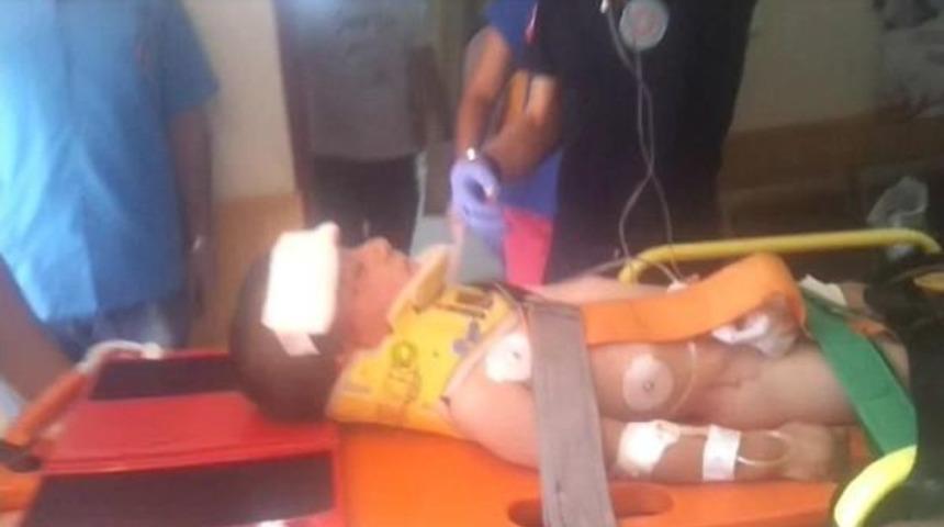 İkinci Kattan Düşen Minik Caner, Ağır Yaralandı