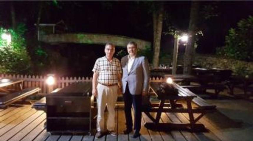 Başbakan Davutoğlu&rsquo;nun Kardeşi Mustafa Davutoğlu Başkan Yılmazer&rsquo;i Ziyaret Etti