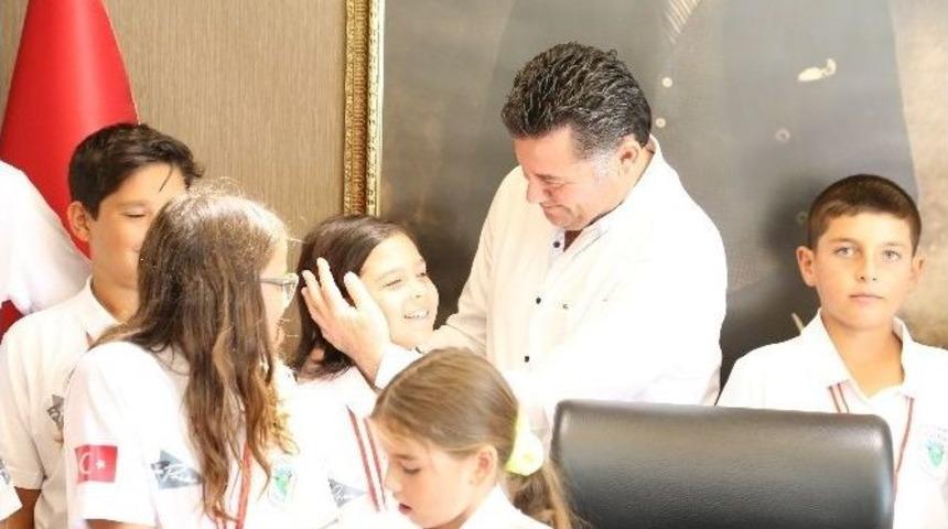 Finale Hazırlanan Golf&ccedil;&uuml;ler, Başkan Kocadon&rsquo;u Ziyaret Etti