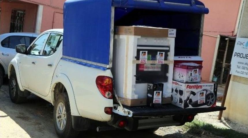 Yangın Mağduru Ailelere Belediye Sahip &Ccedil;ıktı