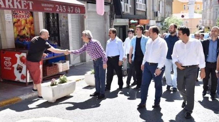 Başkan Demircan Tomtom Mahallesi Esnafını Ziyaret Etti