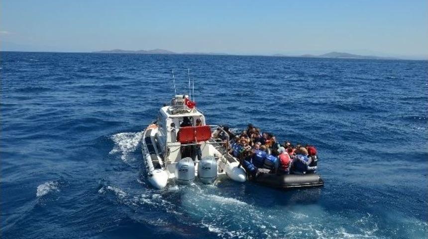 Marmaris&rsquo;te 119 Suriyeli Ka&ccedil;ak G&ouml;&ccedil;men Yakalandı