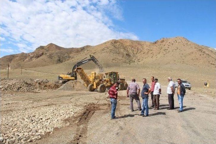 Oltu Dümbüllü Deresi Asfalta Kavuşuyor G1