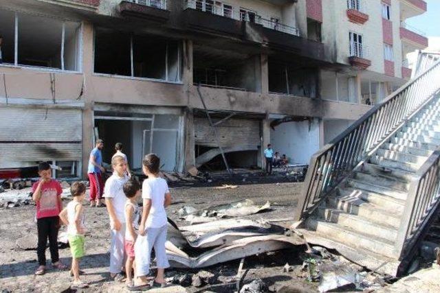 Kızıltepe'de Polise Roketatarlı Saldırının Izleri Silinmeye Çalışılıyor