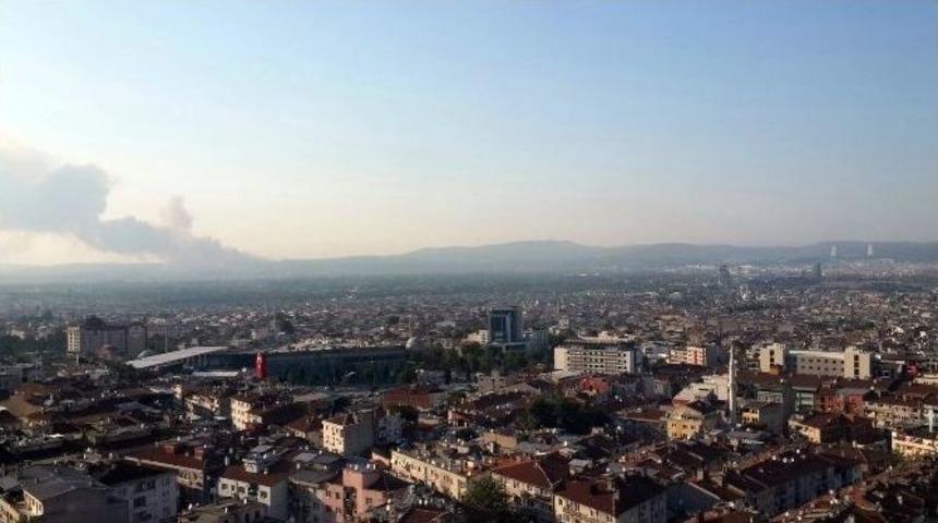 Bursa&rsquo;da Orman Yangını (1)