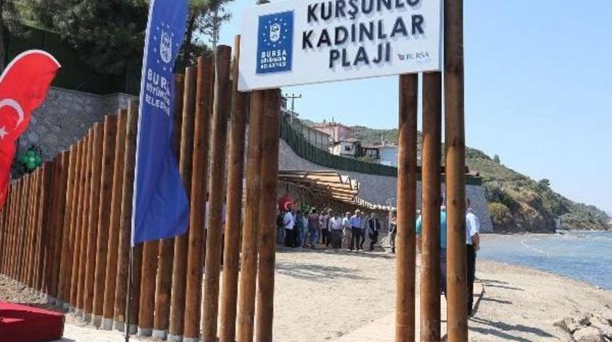 Gemlik'te 'kadınlar Plajı' T&ouml;renle Hizmete Girdi