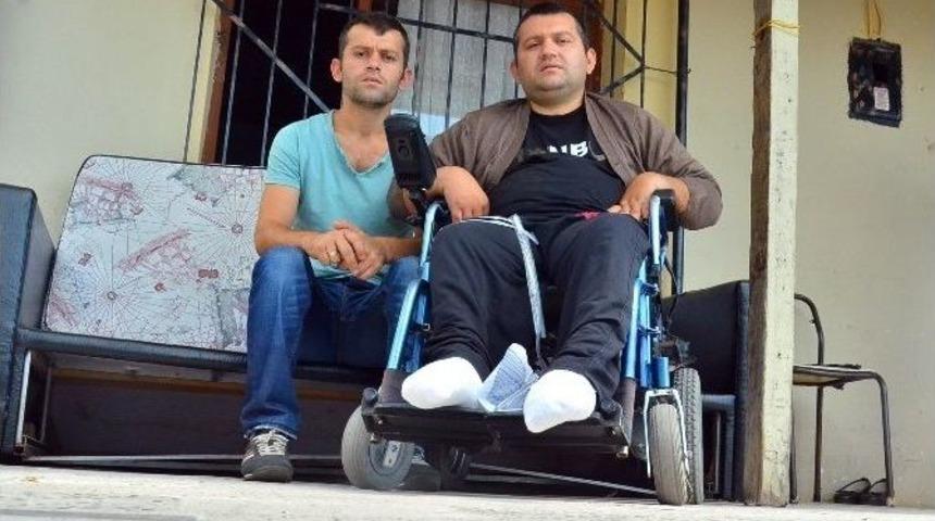 (&ouml;zel Haber) Akraba Borcu Y&uuml;z&uuml;nden Engelli Vatandaşın Aracına Haciz Konuldu