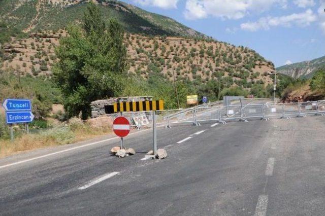 Tunceli- Erzincan Ve Tunceli- Ovacık Karayolları 3 Gün Kapatıldı