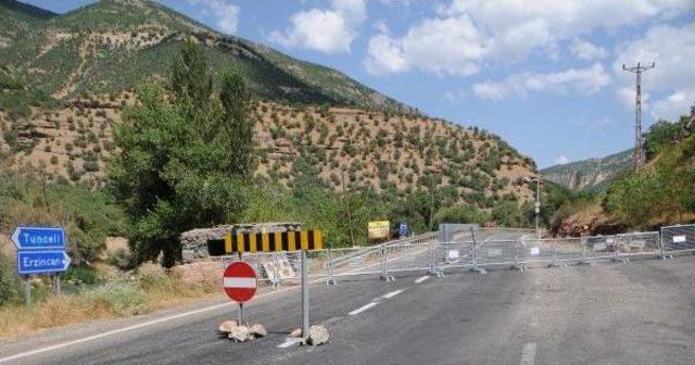 Tunceli- Erzincan Ve Tunceli- Ovacık Karayolları 3 Gün Kapatıldı