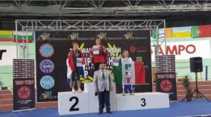 Konyalı Milli Tekvandocu Avrupa Şampiyonu Oldu