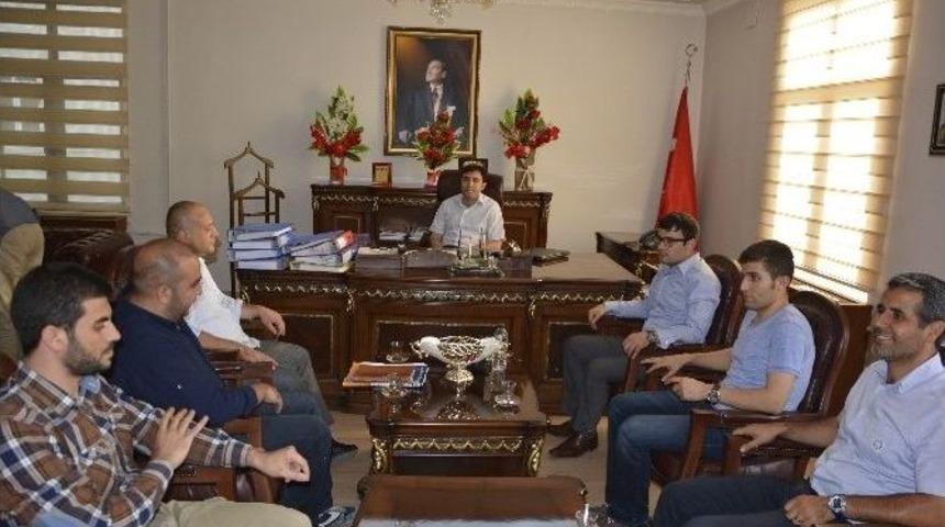 Şanlıurfa Eczacılar Odasından Kaymakam Dr Huzeyfe Citer&rsquo;e Ziyaret&rlm;