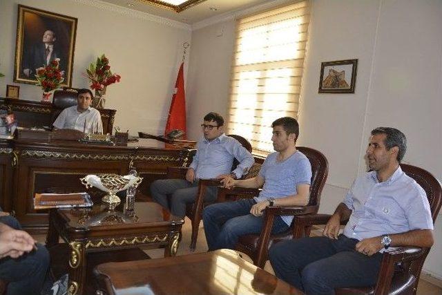 Şanlıurfa Eczacılar Odasından Kaymakam Dr Huzeyfe Citer’e Ziyaret‏