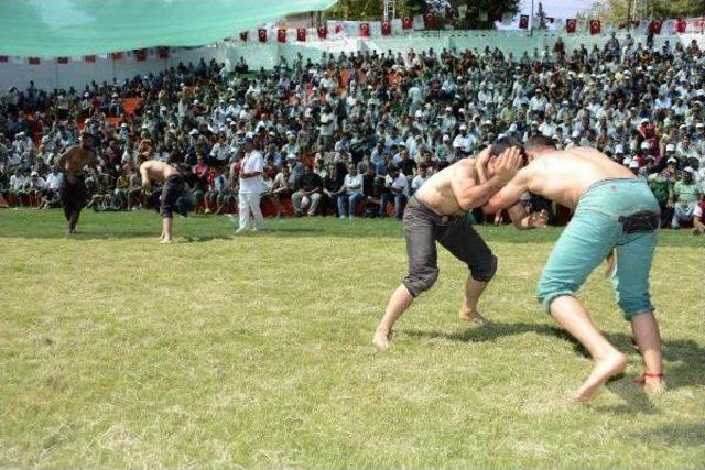 Karakucak Güreşçileri Zafer Bayramı Için Er Meydanına Çıktı