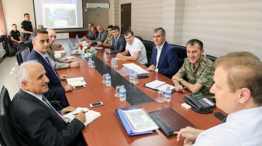 G&uuml;m&uuml;şhane&rsquo;de Spor G&uuml;venlik Toplantısı Yapıldı