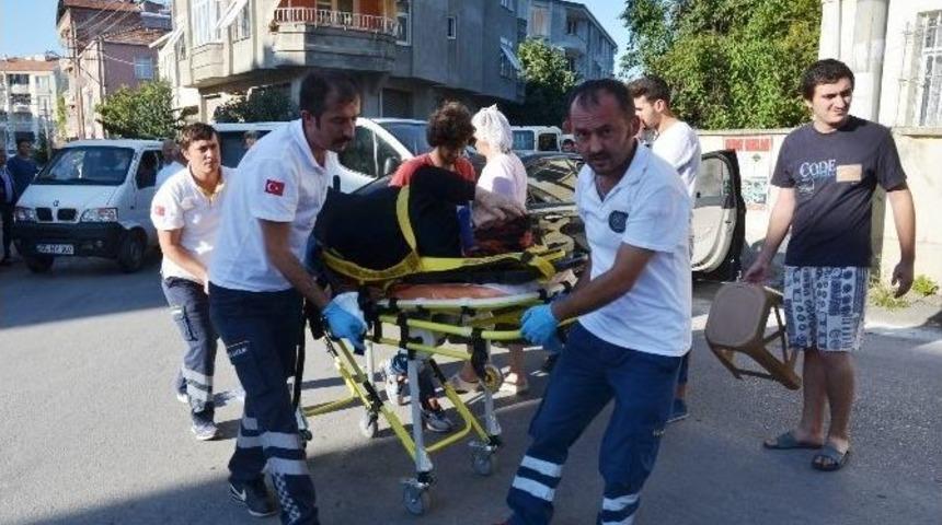 Bafra’da Kaza: 2 Yaralı