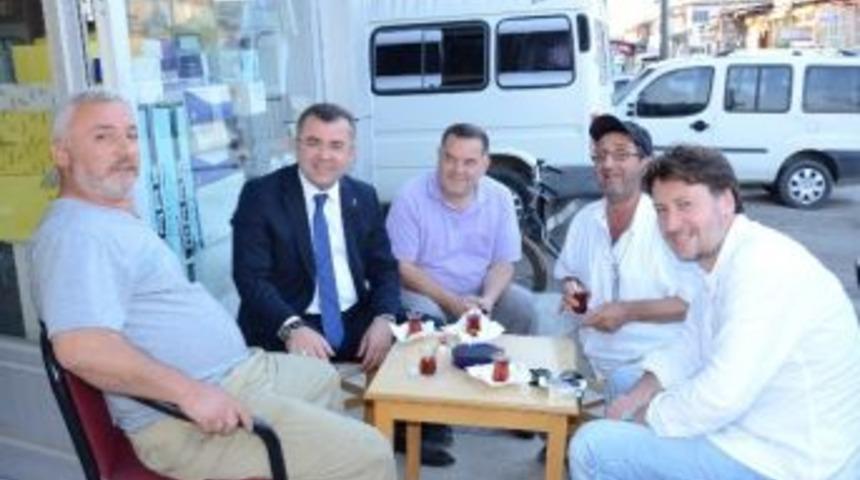 İl Başkanı Hikmet Keskin Halkla Temasını Kaybetmiyor