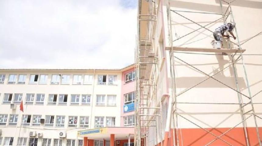 Belediyeden Okullara Boya, Badana Desteği