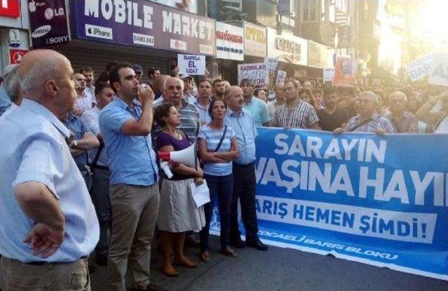 İzmit te Barış Bloku nun Barış Y&uuml;r&uuml;y&uuml;ş&uuml; nde Gerginlik 1