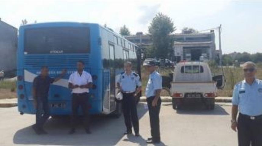 Akçakoca’da Halk Otobüsleri Denetleniyor