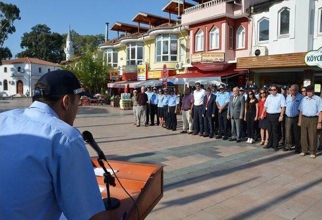 K&ouml;yceğiz&rsquo;de Zabıta Haftası Kutlamaları 1